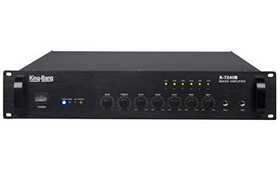 帶6分區(qū)合并式廣播功放系列K-7240B